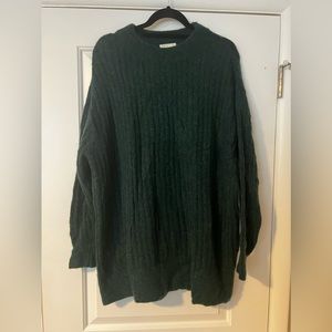 Oversized mohair blend sweater